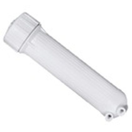 White domestic RO membrane housing (400GPD-3013) Made of high quality Propolyene which is in conformity with FDA inspection standard.