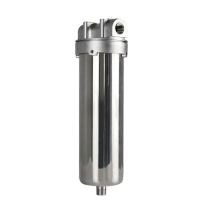 Stainless steel filter housing 10" 1" ports